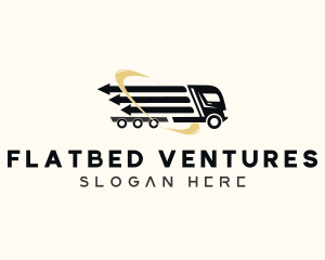 Arrow Cargo Truck  logo design