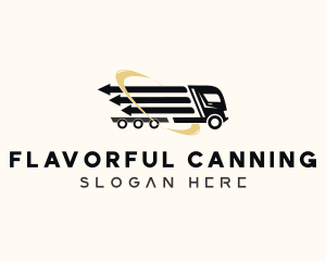 Arrow Cargo Truck  logo design