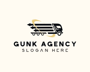 Arrow Cargo Truck  logo design