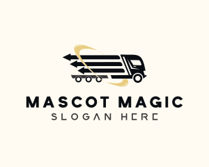 Arrow Cargo Truck  logo design