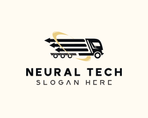 Arrow Cargo Truck  logo design