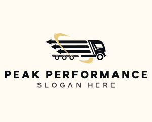 Arrow Cargo Truck  logo design