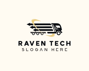 Arrow Cargo Truck  logo design