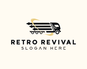 Arrow Cargo Truck  logo design