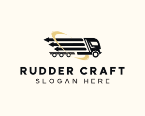 Arrow Cargo Truck  logo design