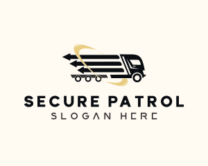 Arrow Cargo Truck  logo design