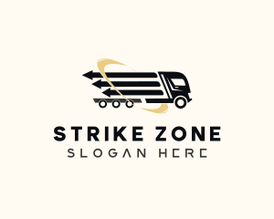 Arrow Cargo Truck  logo design