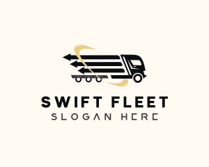 Arrow Cargo Truck  logo design