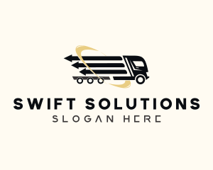 Arrow Cargo Truck  logo design