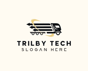 Arrow Cargo Truck  logo design