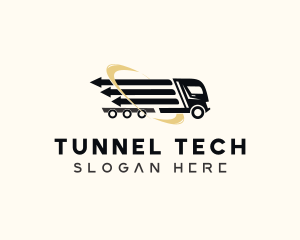 Arrow Cargo Truck  logo design