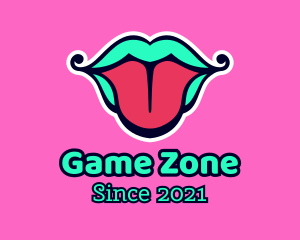 Multicolor Tongue Lips logo