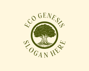 Tree Environment Eco logo design