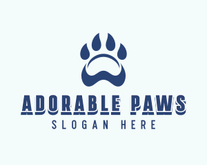 Pet Paw Veterinarian logo design