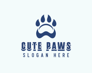 Pet Paw Veterinarian logo design