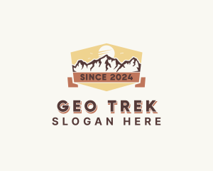 Outdoor Mountain Hiking logo design