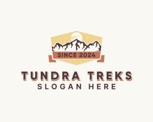 Outdoor Mountain Hiking logo design