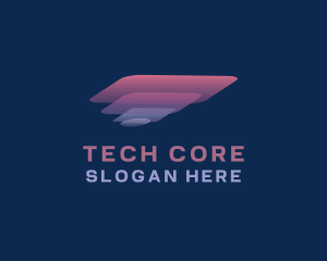 Abstract Tech Layer Business logo design