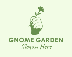 Flower Garden Hand logo design