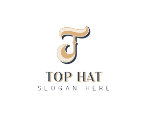 Stylish Jewelry Boutique Letter T logo design