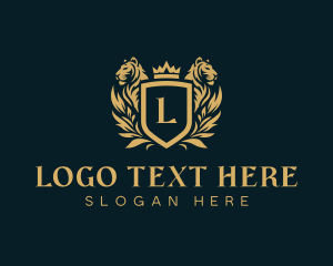 Luxury Tiger Heraldry logo