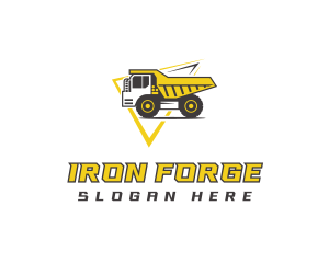 Dump Truck Construction logo design