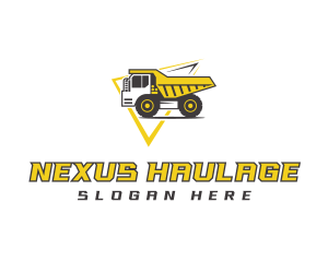 Dump Truck Construction logo design