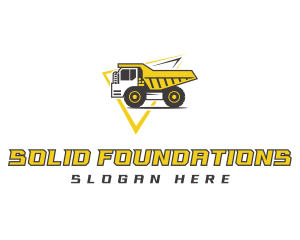 Dump Truck Construction logo