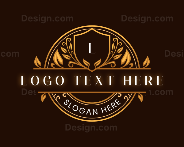 Elegant Floral Leaf Logo