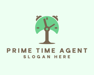 Arborist Alarm Clock logo design