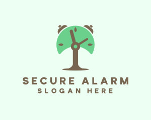 Arborist Alarm Clock logo design