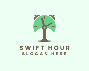 Arborist Alarm Clock logo design