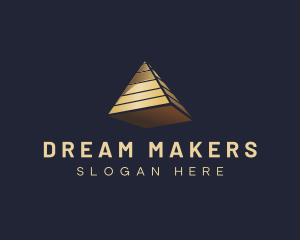 3D Pyramid Financing logo design