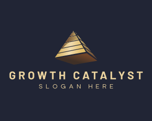 3D Pyramid Financing logo design