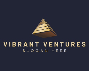 3D Pyramid Financing logo design