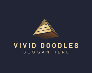 3D Pyramid Financing logo design