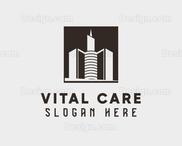 Skyscraper Real Estate Logo