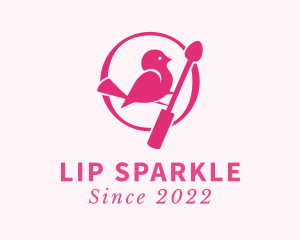 Bird Lip Gloss Cosmetics  logo design