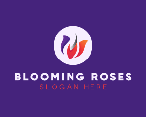 Flower Tulip Boutique logo design