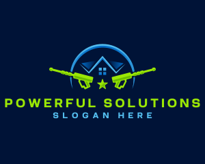 Power Washing Sanitation logo design