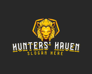 Wild Hunter Lion logo design