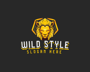 Wild Hunter Lion logo design