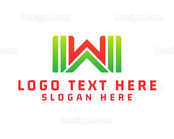 Supermarket Letter W Logo