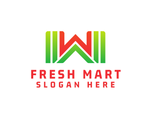 Supermarket Letter W logo