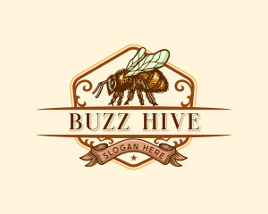 Honey Bee Apiculture logo design