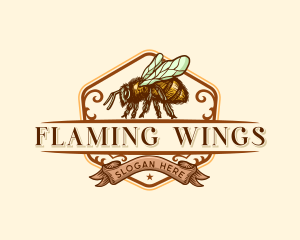 Honey Bee Apiculture logo design