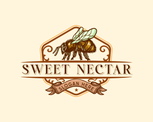 Honey Bee Apiculture logo design