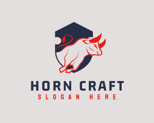 Wild Bull Horn logo design