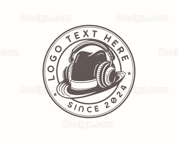 Fedora Music Headphones Logo