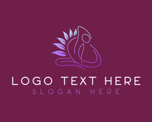 Yoga Fitness Exercise Logo